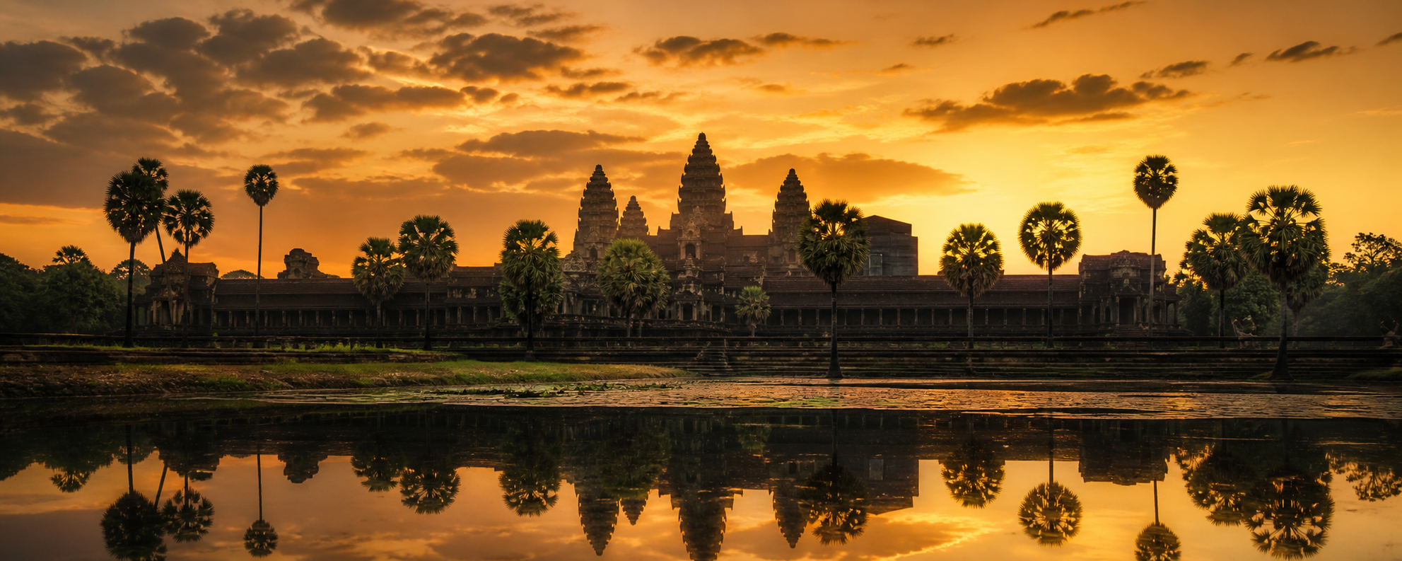 Angkor Wat at sunset